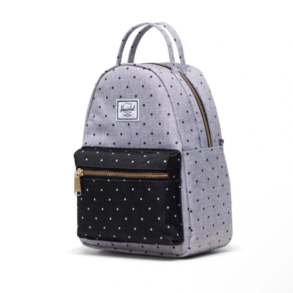 Backpack Herschel Nova Mini Polka Dot acrosshatch Grey/Black
